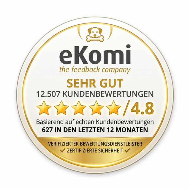 4,6/5 Sterne - Sehr hohe Kundenzufriedenheit